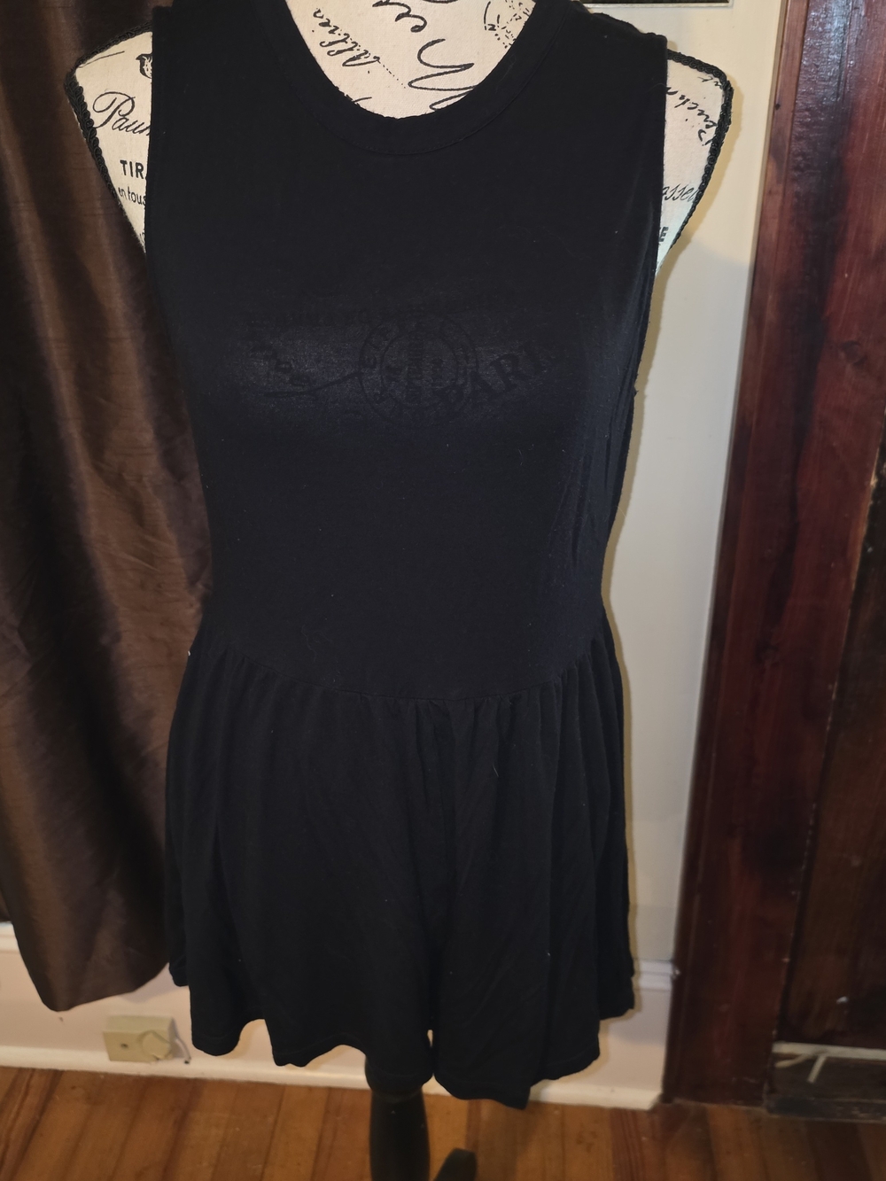 H&M Divided Black Shorts Romper Size 12
